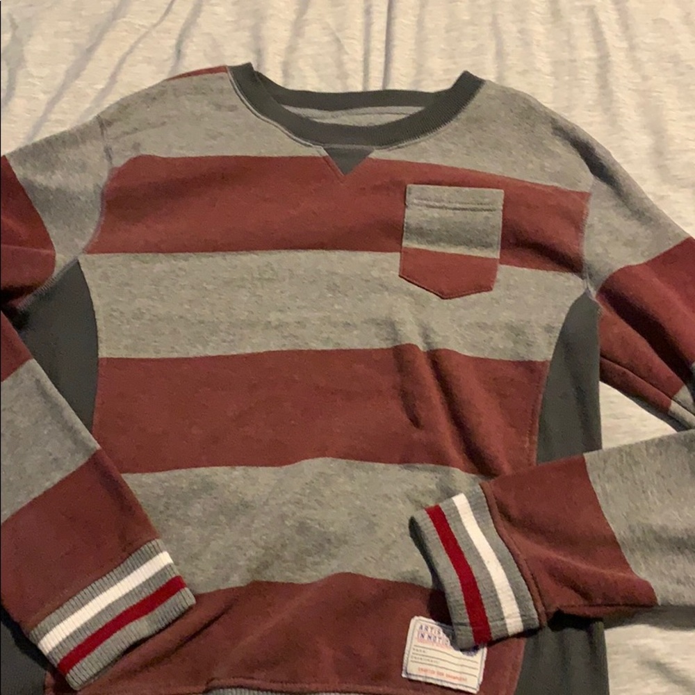 Men’s Striped Crewneck